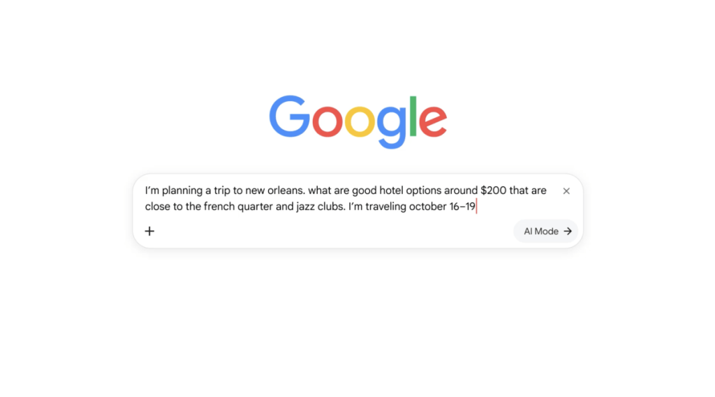 Google AI Mode agentic hotel bookings 2 e1787857816960