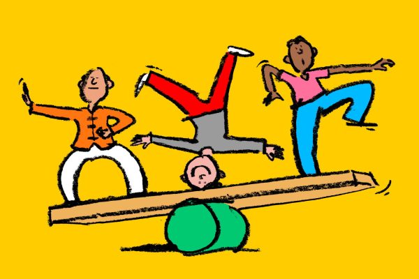 balance acrobats mainbar lead