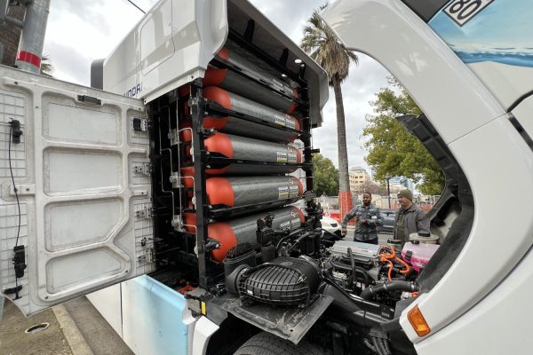 fuel tanks in truck