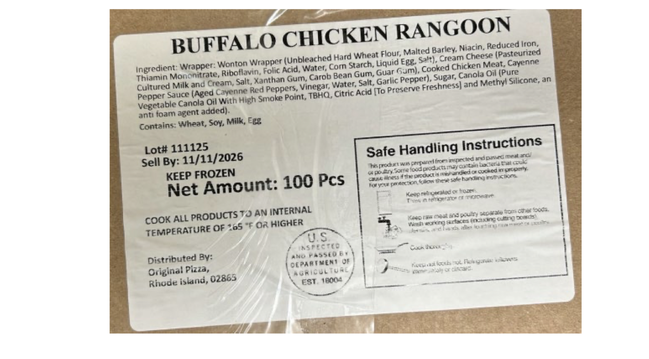 recalled buffalo chicken products 1
