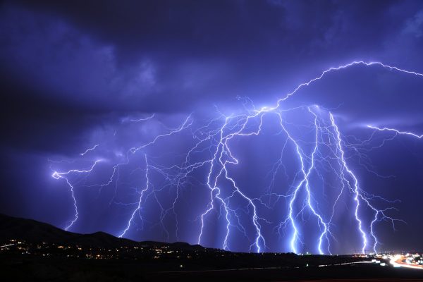 sa0725 Lightning Storm at night