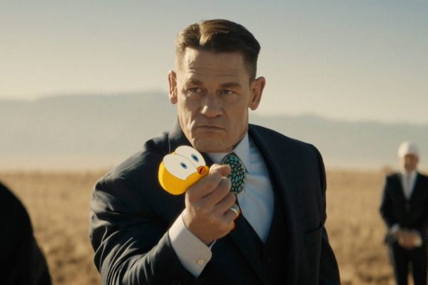 John Cena squeezing Tweety in Coyote Vs ACME