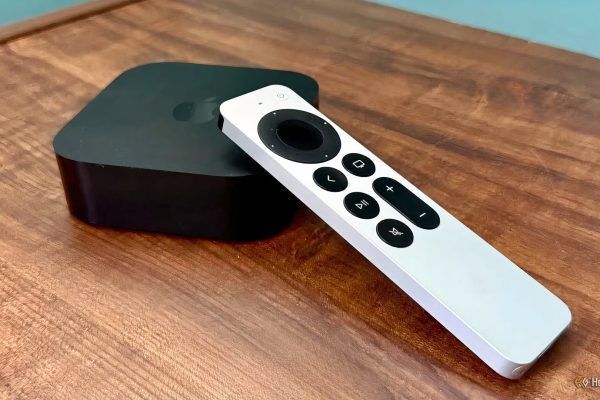 apple tv remote and box