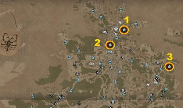 All Scouting Towers In The Blood of Dawnwalker