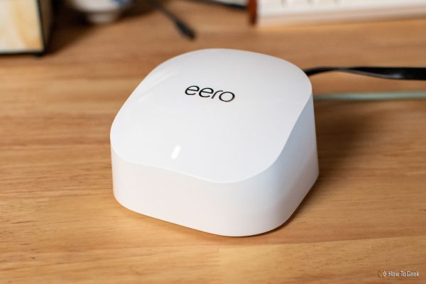 front view of amazon eero wi fi router