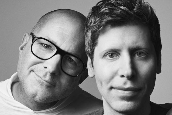 Jony Ive and Sam Altman